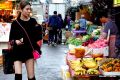 19 At a Street Market Before or After Work