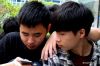 11 Boys with a Cell Phone in Ho Chi Minh City