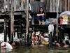 5 Bangkok Family At Their House On The River